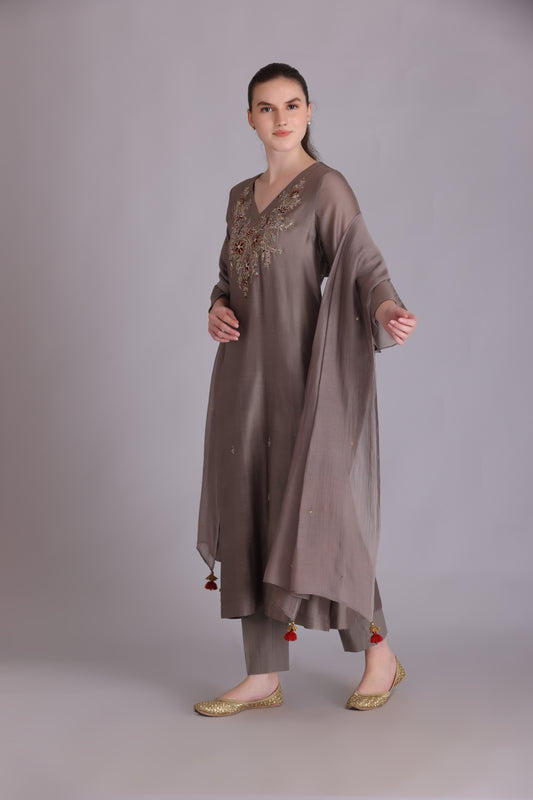 M6-03B TOOSH EMBROIDERED KURTA SET