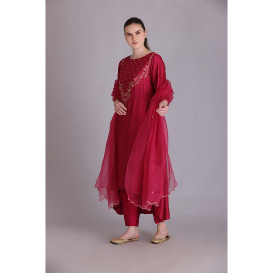 M3-04 FALSA ZARDOZI EMBROIDERED KURTA SET