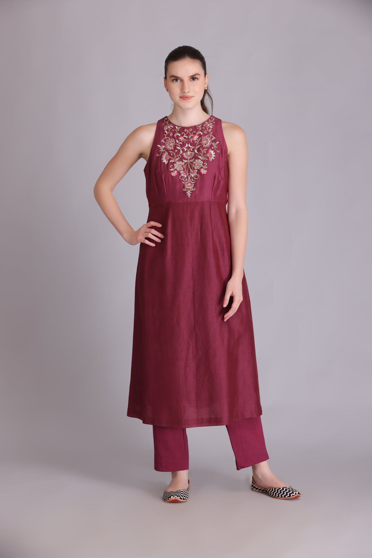 M7-06 FALSA EMBROIDERED KURTA SET