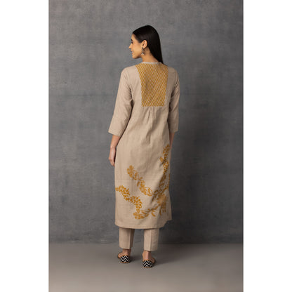 M9-07 TOOSH SOFT KHADI PRINTED KURTA SET