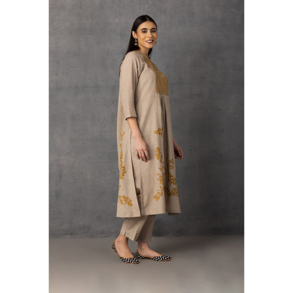 M9-07 TOOSH SOFT KHADI PRINTED KURTA SET