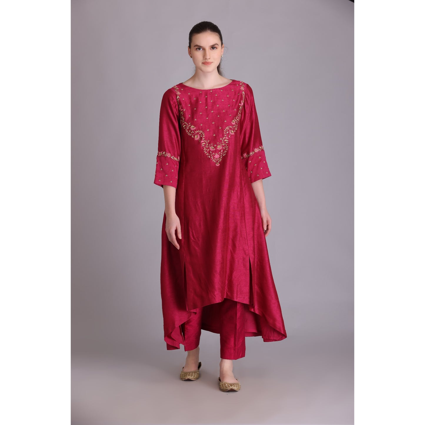 M3-04 FALSA ZARDOZI EMBROIDERED KURTA SET