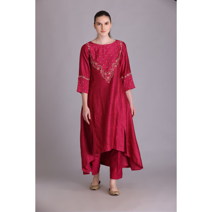 M3-04 FALSA ZARDOZI EMBROIDERED KURTA SET